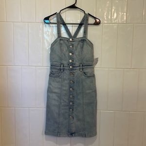 NWT Free People Denim Dress w/ Adjustable Straps
